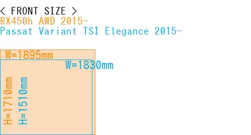 #RX450h AWD 2015- + Passat Variant TSI Elegance 2015-